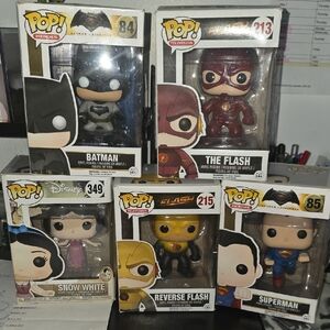 Funko Pop! Heroes and Disney Vinyl Figures Set